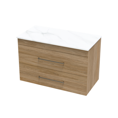 Cashmere Pro Arctic 900 Double Drawer Wall Vanity