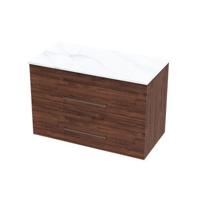 Cashmere Pro Arctic 900 Double Drawer Wall Vanity