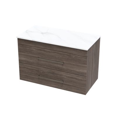 Cashmere Pro Arctic 900 Double Drawer Wall Vanity