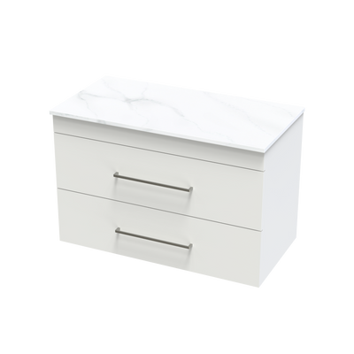 Cashmere Pro Arctic 900 Double Drawer Wall Vanity