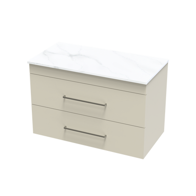 Cashmere Pro Arctic 900 Double Drawer Wall Vanity