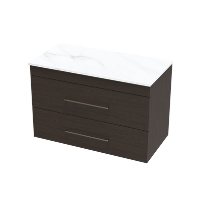 Cashmere Pro Arctic 900 Double Drawer Wall Vanity