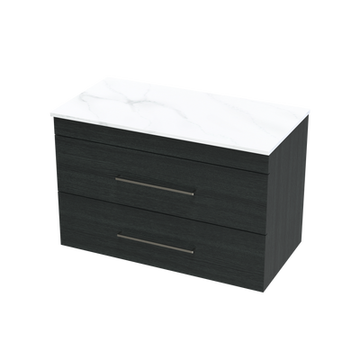 Cashmere Pro Arctic 900 Double Drawer Wall Vanity