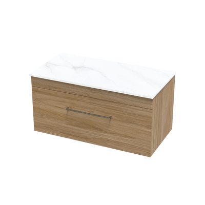 Cashmere Pro Arctic 900 Single Drawer Wall Vanity