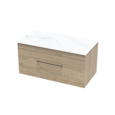 Cashmere Pro Arctic 900 Single Drawer Wall Vanity