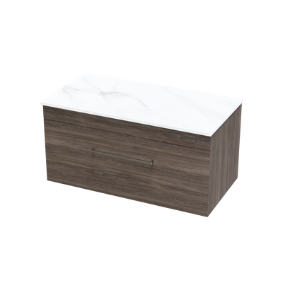 Cashmere Pro Arctic 900 Single Drawer Wall Vanity