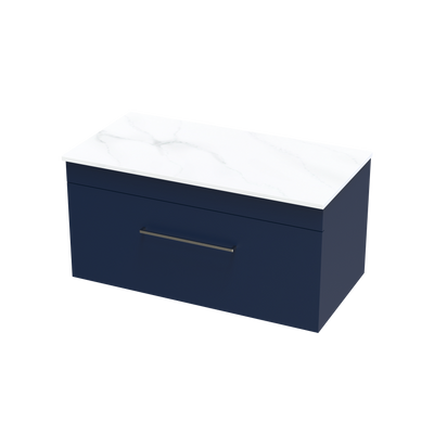 Cashmere Pro Arctic 900 Single Drawer Wall Vanity