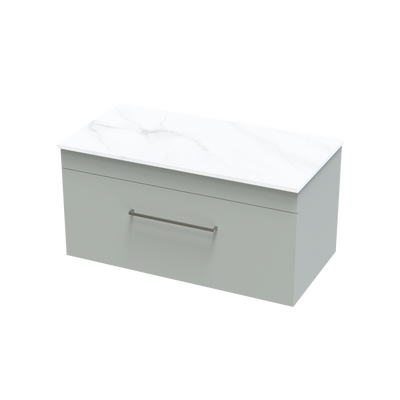 Cashmere Pro Arctic 900 Single Drawer Wall Vanity