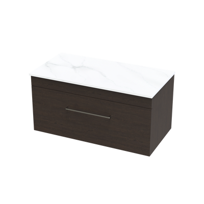 Cashmere Pro Arctic 900 Single Drawer Wall Vanity