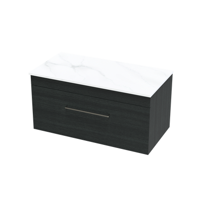 Cashmere Pro Arctic 900 Single Drawer Wall Vanity