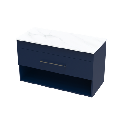 Cashmere Pro Arctic 1000 Drawer Open Wall Vanity