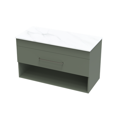 Cashmere Pro Arctic 1000 Drawer Open Wall Vanity