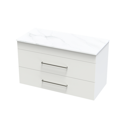 Cashmere Pro Arctic 1000 Double Drawer Wall Vanity