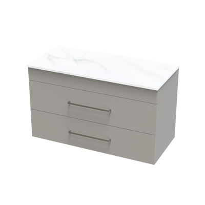 Cashmere Pro Arctic 1000 Double Drawer Wall Vanity