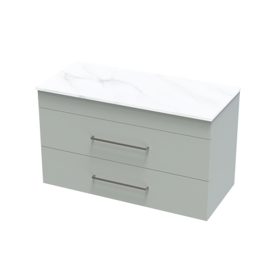 Cashmere Pro Arctic 1000 Double Drawer Wall Vanity