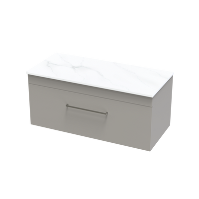 Cashmere Pro Arctic 1000 Single Drawer Wall Vanity