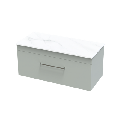 Cashmere Pro Arctic 1000 Single Drawer Wall Vanity