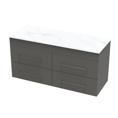 Cashmere Pro Arctic 1200 4 Drawer Wall Vanity
