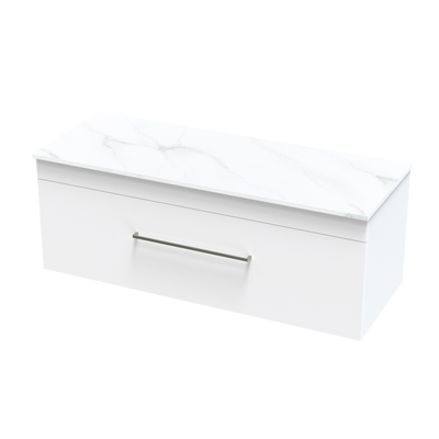 Cashmere Pro Arctic 1200 Single Drawer Wall Vanity