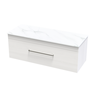 Cashmere Pro Arctic 1200 Single Drawer Wall Vanity