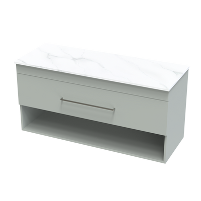 Cashmere Pro Arctic 1200 Drawer Open Wall Vanity
