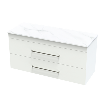 Cashmere Pro Arctic 1200 Double Drawer Wall Vanity