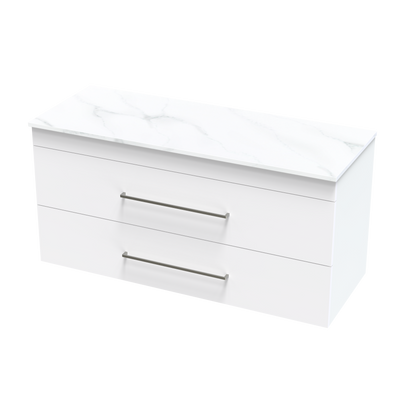 Cashmere Pro Arctic 1200 Double Drawer Wall Vanity