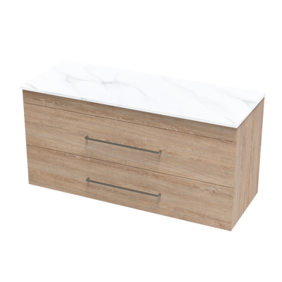 Cashmere Pro Arctic 1200 Double Drawer Wall Vanity