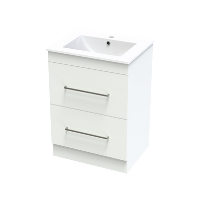 Cashmere Valley 600 Double Drawer Floor Vanity