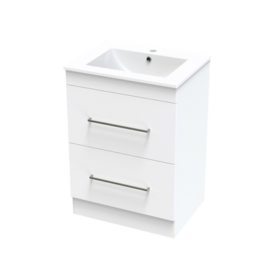 Cashmere Valley 600 Double Drawer Floor Vanity