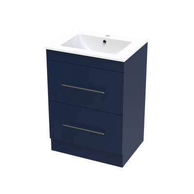 Cashmere Valley 600 Double Drawer Floor Vanity