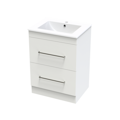 Cashmere Valley 600 Double Drawer Floor Vanity