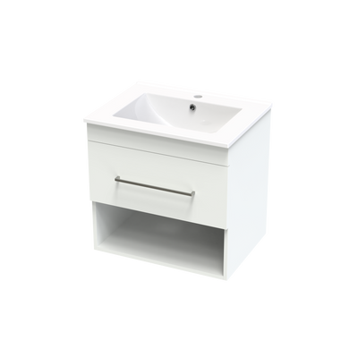 Cashmere Valley 600 Drawer Open Shelf Wall Vanity