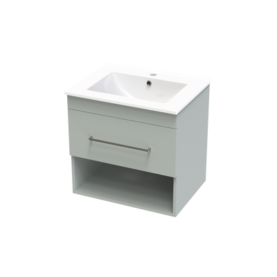 Cashmere Valley 600 Drawer Open Shelf Wall Vanity