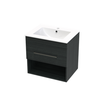 Cashmere Valley 600 Drawer Open Shelf Wall Vanity