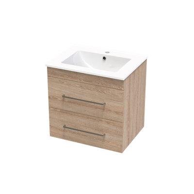 Cashmere Double Drawer 600mm Wall Hung Vanity