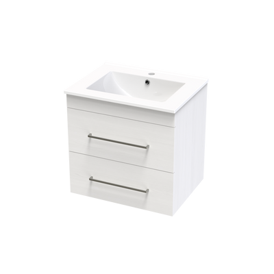 Cashmere Double Drawer 600mm Wall Hung Vanity