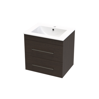 Cashmere Double Drawer 600mm Wall Hung Vanity