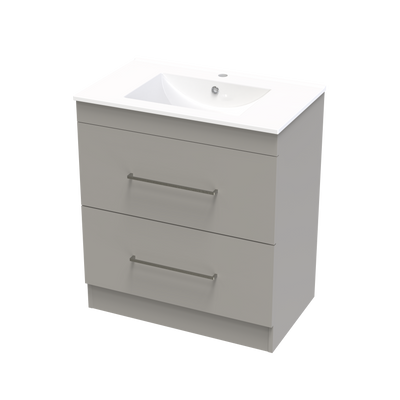 Cashmere Valley 750 Double Drawer Floor Vanity