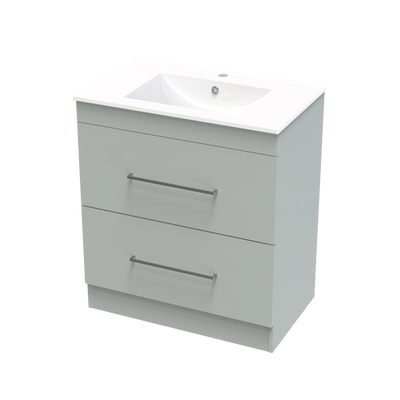 Cashmere Valley 750 Double Drawer Floor Vanity