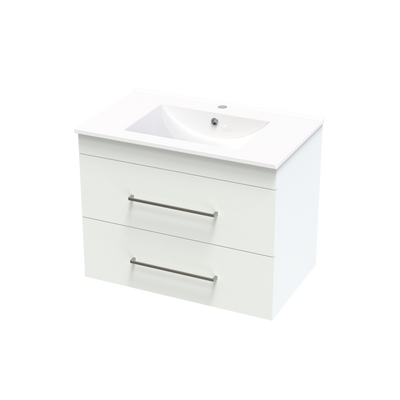 Cashmere Double Drawer 750mm Wall Hung Vanity