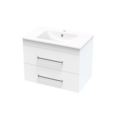 Cashmere Double Drawer 750mm Wall Hung Vanity