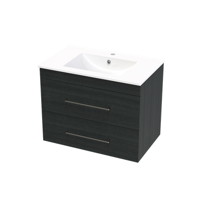 Cashmere Double Drawer 750mm Wall Hung Vanity