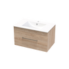 Cashmere Single Drawer 750mm Wall Hung Vanity