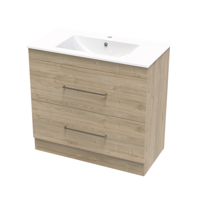 Cashmere Valley 900 Double Drawer Floor Vanity