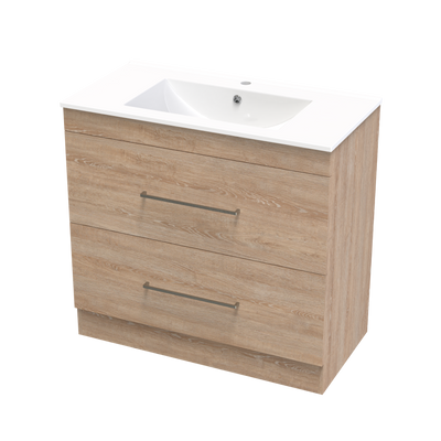 Cashmere Valley 900 Double Drawer Floor Vanity