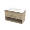 Cashmere Drawer Open Shelf 900mm Wall Hung Vanity