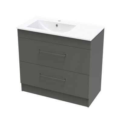 Cashmere Valley 900 Double Drawer Floor Vanity