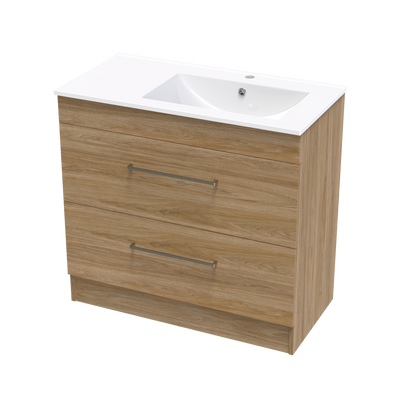 Cashmere Valley 900 Double Drawer Floor Vanity