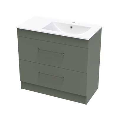 Cashmere Valley 900 Double Drawer Floor Vanity